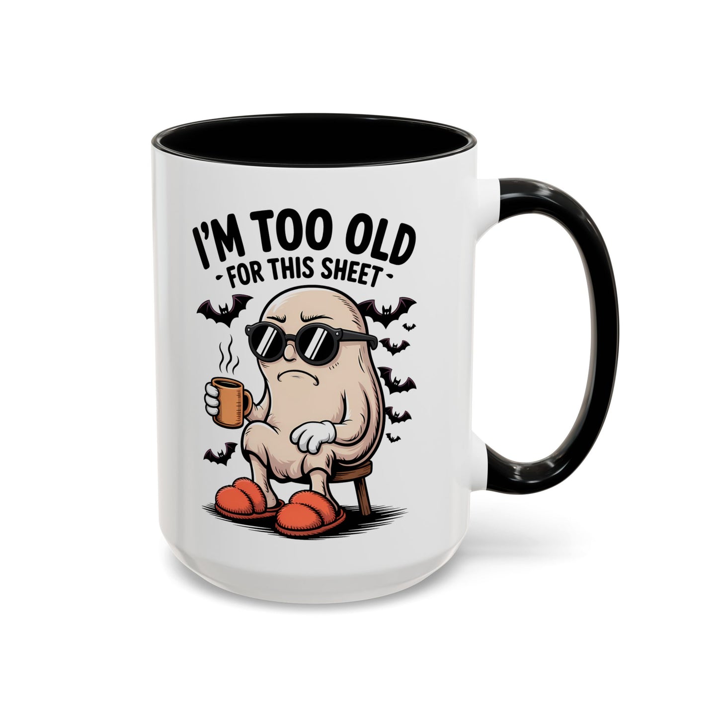 Funny Coffee Mug, Humorous Gift for Adults, Birthday Present, Quirky Office Mug, Halloween Decor