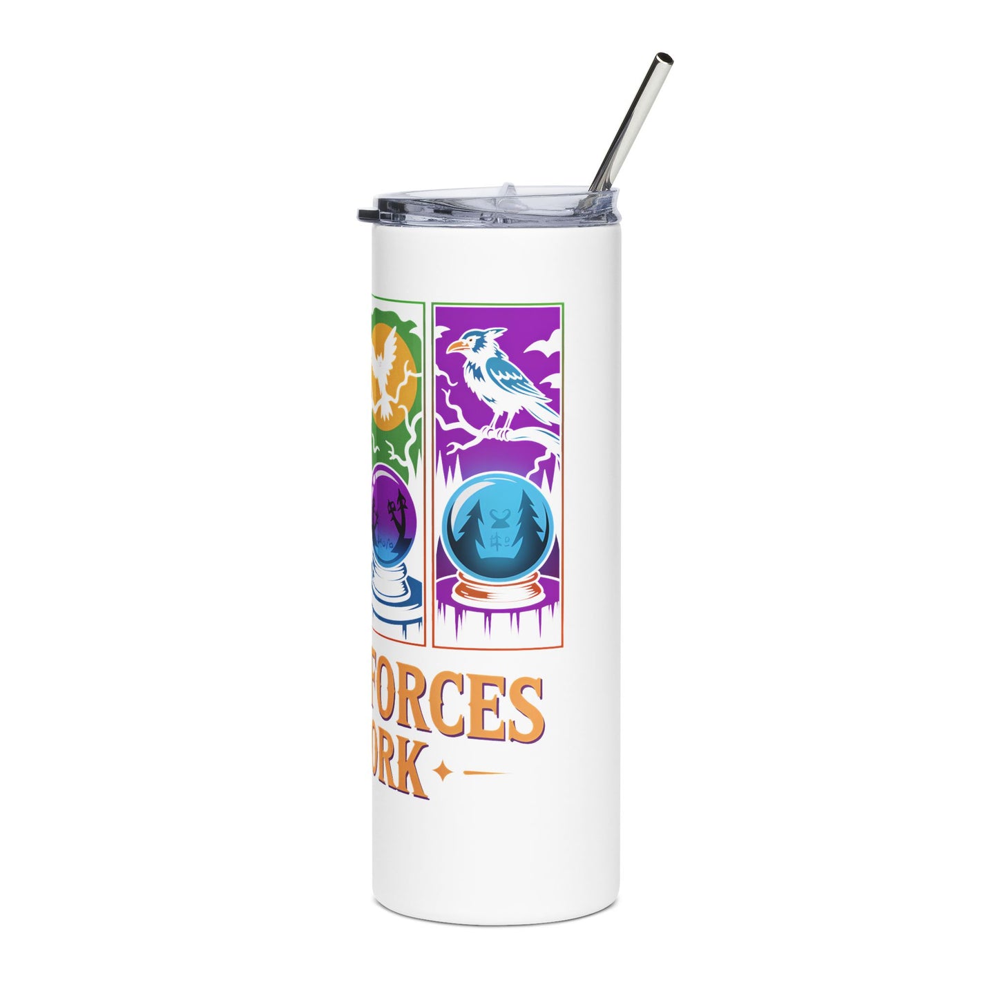Mystical Stainless Steel Tumbler – 20oz Witchy Travel Mug, Astrology & Spiritual Gift Cup