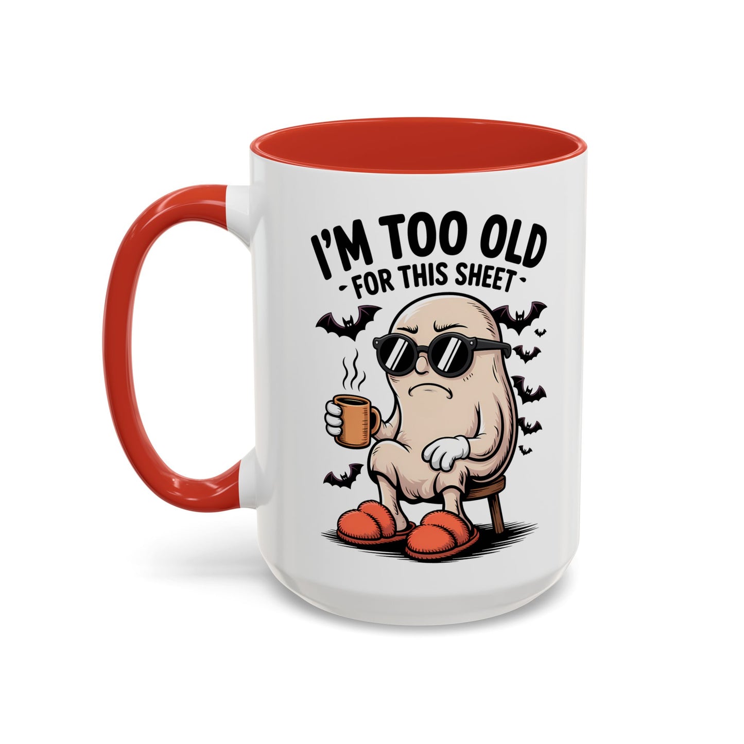Funny Coffee Mug, Humorous Gift for Adults, Birthday Present, Quirky Office Mug, Halloween Decor