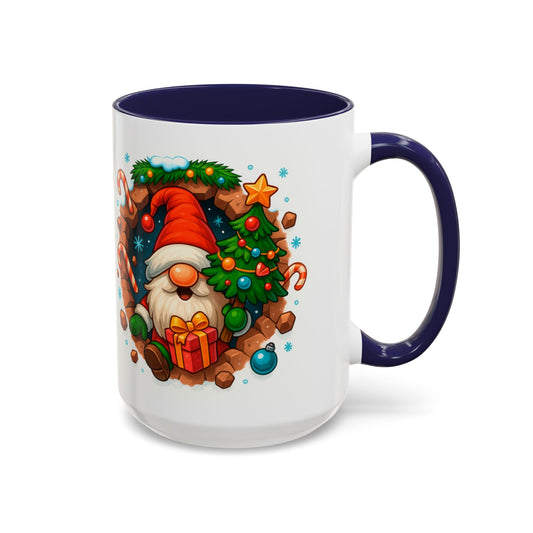 Christmas Gnome Mug – Festive Holiday 15oz Coffee Cup