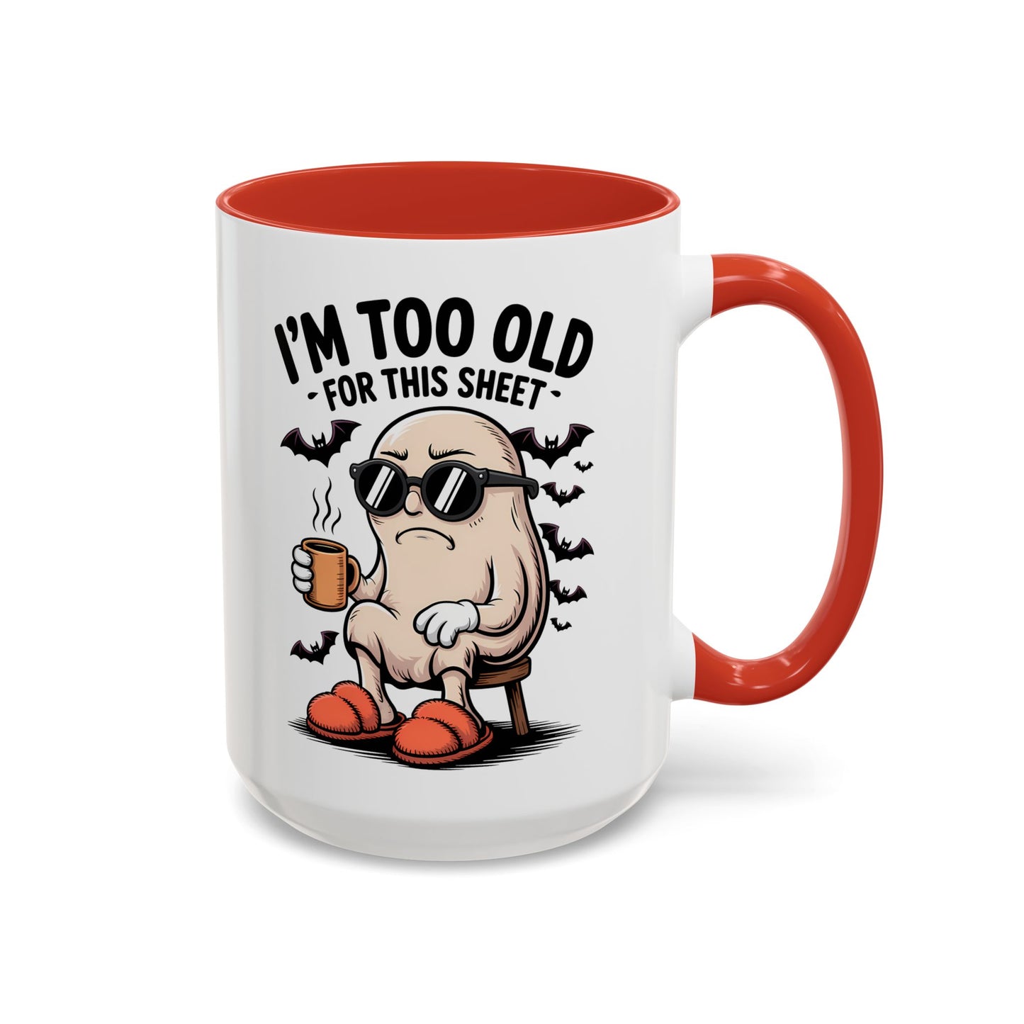 Funny Coffee Mug, Humorous Gift for Adults, Birthday Present, Quirky Office Mug, Halloween Decor