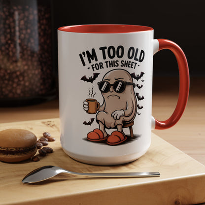 Funny Coffee Mug, Humorous Gift for Adults, Birthday Present, Quirky Office Mug, Halloween Decor