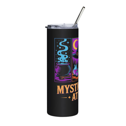 Mystical Stainless Steel Tumbler – 20oz Witchy Travel Mug, Astrology & Spiritual Gift Cup