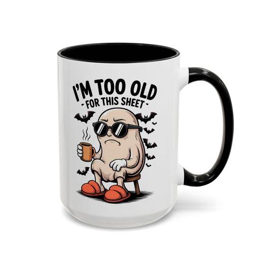 Funny Coffee Mug, Humorous Gift for Adults, Birthday Present, Quirky Office Mug, Halloween Decor