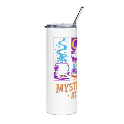 Mystical Stainless Steel Tumbler – 20oz Witchy Travel Mug, Astrology & Spiritual Gift Cup