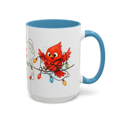 Mayday Mayday I’m Festively Stuck Mug – Funny Christmas 15oz Coffee Cup