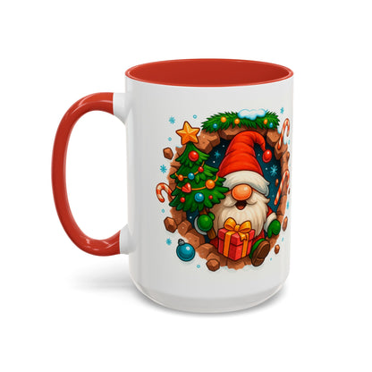 Christmas Gnome Mug – Festive Holiday 15oz Coffee Cup