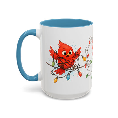 Mayday Mayday I’m Festively Stuck Mug – Funny Christmas 15oz Coffee Cup