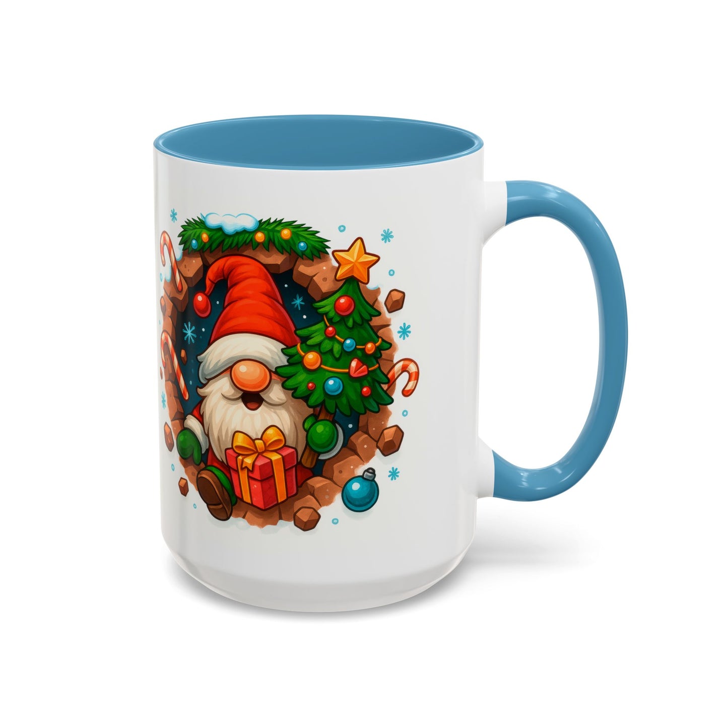 Christmas Gnome Mug – Festive Holiday 15oz Coffee Cup