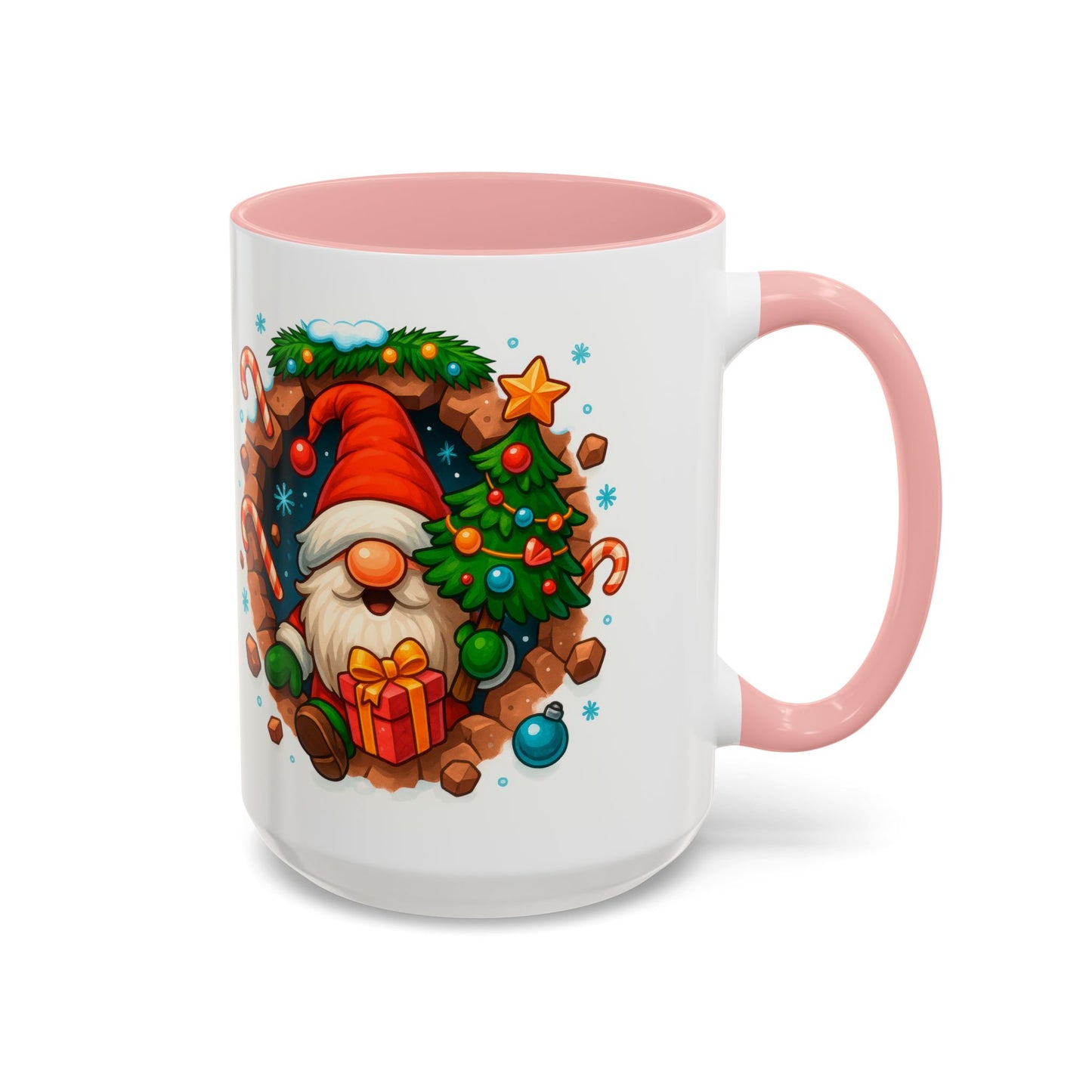 Christmas Gnome Mug – Festive Holiday 15oz Coffee Cup