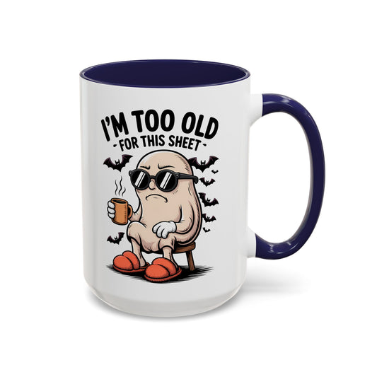 Funny Coffee Mug, Humorous Gift for Adults, Birthday Present, Quirky Office Mug, Halloween Decor