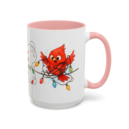 Mayday Mayday I’m Festively Stuck Mug – Funny Christmas 15oz Coffee Cup