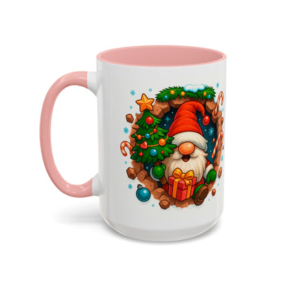 Christmas Gnome Mug – Festive Holiday 15oz Coffee Cup