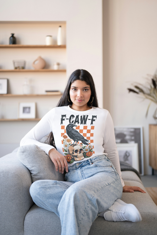 Raven & Skull Long Sleeve Tee